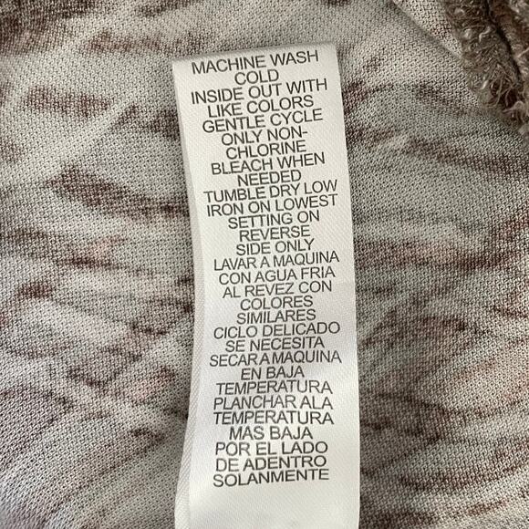 Democracy Women Pants 4 Wide‎ Leg Brown Rayon Abstract Whimsigoth Earthy Resort - Picture 9 of 12